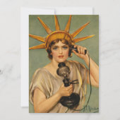 Vintage Freiheitsstatue, Erster Vaterländischer Kr (Vorderseite)