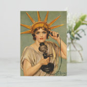 Vintage Freiheitsstatue, Erster Vaterländischer Kr (Stehend Vorderseite)