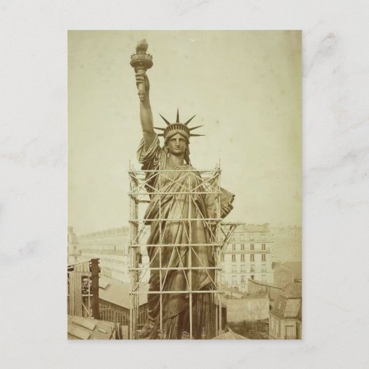 Vintage Freiheitsstatue Feiertagspostkarte (Vorderseite)