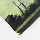 Vintage Freiheitsstatue Fleecedecke (Ecke)