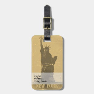 Vintage Freiheitsstatue Gepäckanhänger