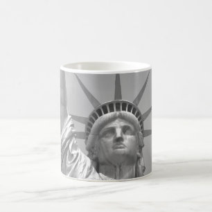 Vintage Freiheitsstatue New York Nah-Up-Foto Kaffeetasse