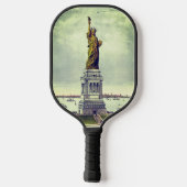Vintage Freiheitsstatue Pickleball Schläger (Rückseite)