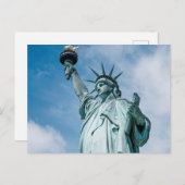 Vintage Freiheitsstatue Postkarte (Vorne/Hinten)