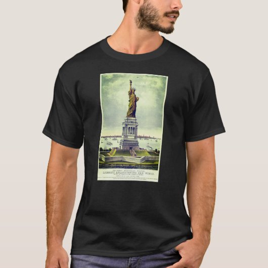 Vintage Freiheitsstatue T-Shirt (Vorderseite)