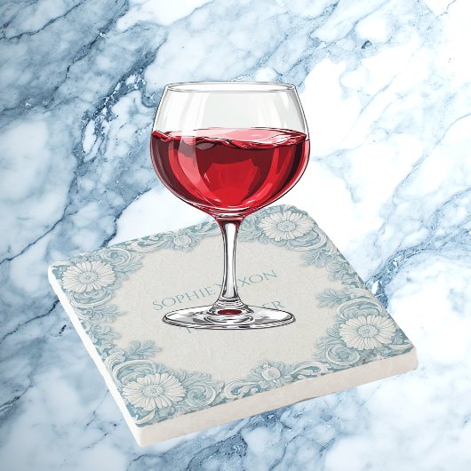 Vintage French Country Shabby Chic Bridal Shower  Steinuntersetzer