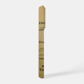 Vintage French Hotel Case iPhone Hülle (Rechte Seite)