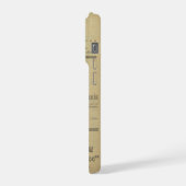 Vintage French Hotel Case iPhone Hülle (Linke Seite)