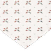 Vintage French Imperial Floral & Diamond Motif Tischdecke (Schrägansicht)