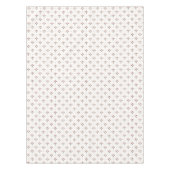 Vintage French Imperial Floral & Diamond Motif Tischdecke (Vorderseite)