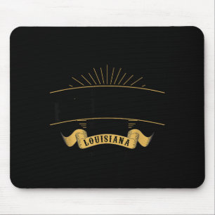 Vintage French Quarter Bourbon Street New Orleans Mousepad