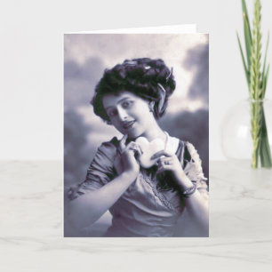 "Vintage French Valentine" Feiertagskarte