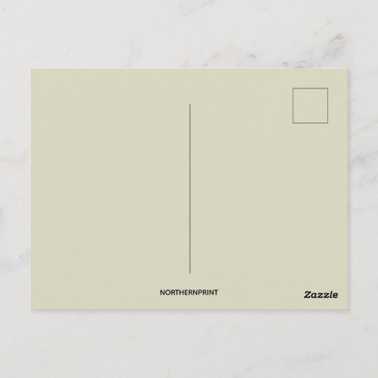 Vintage Freude am Erntedank Postkarte (Rückseite)