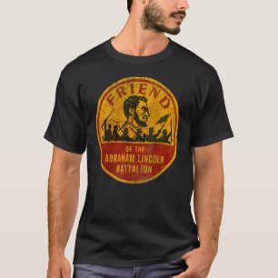 Vintage Freund des Abraham-Lincoln-Bataillons T-Shirt