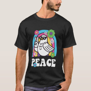 Vintage-Friedens-Taube Friedenstaube Friedenszeich T-Shirt