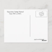 Vintage Friedensbrücke über New York, Ontario Postkarte (Rückseite)