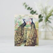 Vintage Friedensgespräche - Muttertag Postkarte (Stehend Vorderseite)