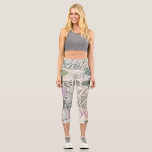 Vintage-Friedensheim-Schöne Liebe Capri Leggings