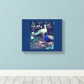 Vintage Friedenssicherungen Leinwanddruck (Insitu (Holzboden))