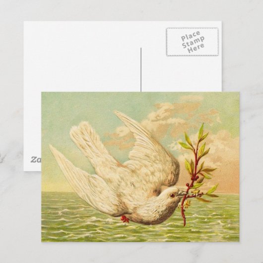 Vintage Friedenstruppe Postkarte (Vorne/Hinten)