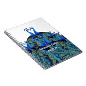 Vintage Friedenstruppen Küssen Hochzeitsgeschenke Notizblock (Rechte Seite)