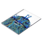 Vintage Friedenstruppen Küssen Hochzeitsgeschenke Notizblock (Linke Seite)