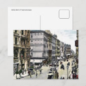 Vintage Friedrichstraße 1890er Postkarte (Vorne/Hinten)
