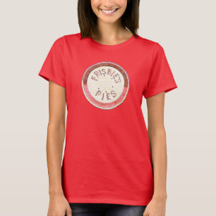 Vintage Frisbie Kuchenform Rot T-Shirt