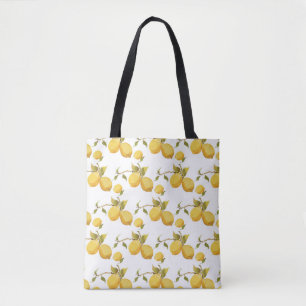 Vintage frische Zitronen: Einfach gehaltenes Desig Tasche