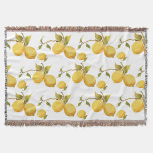 Vintage frische Zitronen: einfaches Design Decke