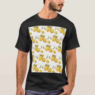 Vintage frische Zitronen: einfaches Design T-Shirt