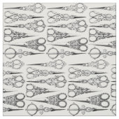 Vintage Friseurschere Stoff (Muster)