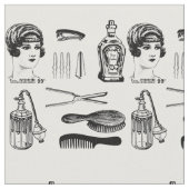 Vintage Friseurschere Stoff (Nahaufnahme)