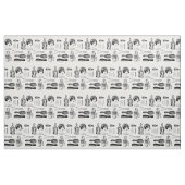 Vintage Friseurschere Stoff (Fat Quarter (45,7 x 55,9 cm))