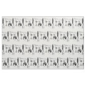 Vintage Friseurschere Stoff (Fat Quarter (45,7 x 55,9 cm))