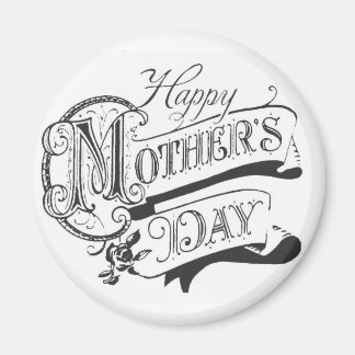 Vintage Frohe Muttertags Magnet