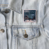 Vintage frohe Weihnachten Button (Beispiel)