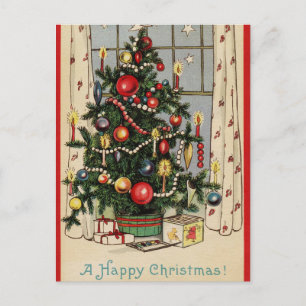 Vintage Frohe Weihnachten Holiday Baum
