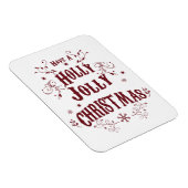 Vintage Frohe Weihnachten Magnet (Rechte Seite)