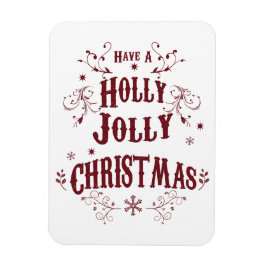Vintage Frohe Weihnachten Magnet