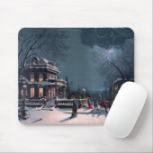 Vintage frohe Weihnachten Mousepad (Mit Mouse)