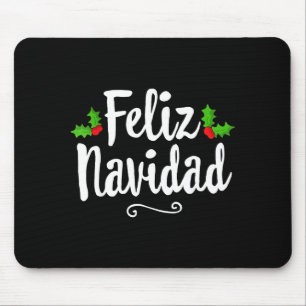 Vintage Frohe Weihnachten Retro-Mexikanisches Weih Mousepad