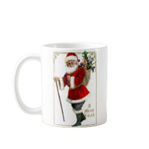 Vintage Frohe Weihnachten Weihnachtsmann