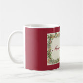 Vintage frohe Weihnachts-Tasse Kaffeetasse (Links)
