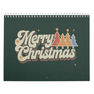 Vintage Frohe Weihnachtsferien Xmas Urlaub Kalender