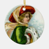 Vintage frohe Weihnachtsschmuck (Vorne)