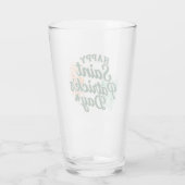 Vintage Frohen St. Patrick's Day Glas (Rückseite)