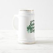 Vintage Frohen St. Patrick's Tag  Bierglas (Vorderseite Links)