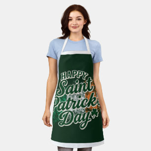 Vintage Frohen St. Patricks Tag Schürze
