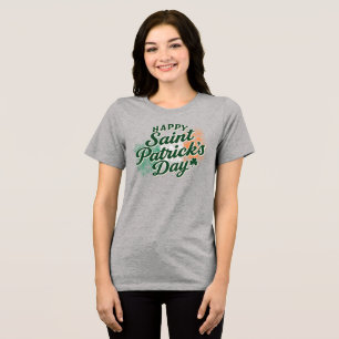 Vintage Frohen St. Patrick's Tag  Tri-Blend Shirt